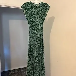 Reformation | Dresses | Reformation Green Sequin Embellished Maxi Dress |  Poshmark